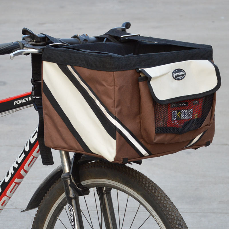 portable dog bicycle carrier