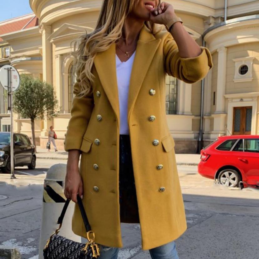 woolen lapel jacket