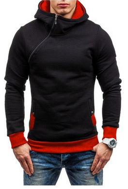 Zipper Solid Color Hoodies