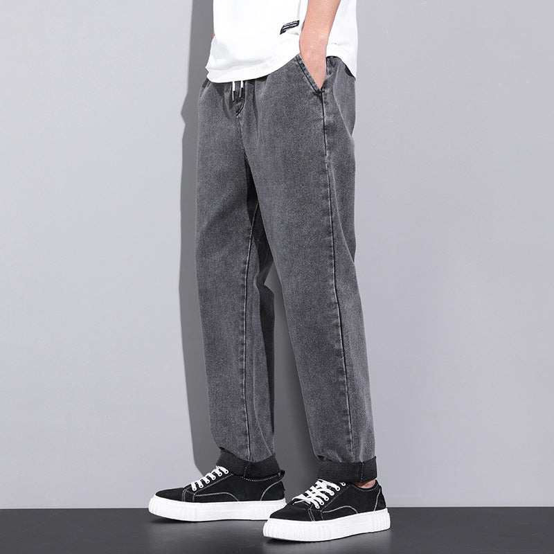 summer loose jeans pants