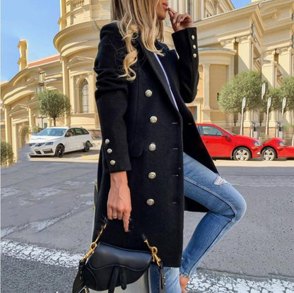 Woolen Lapel Jacket