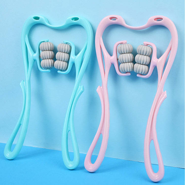 manual six-wheel neck massager