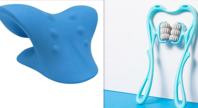 manual six-wheel neck massager