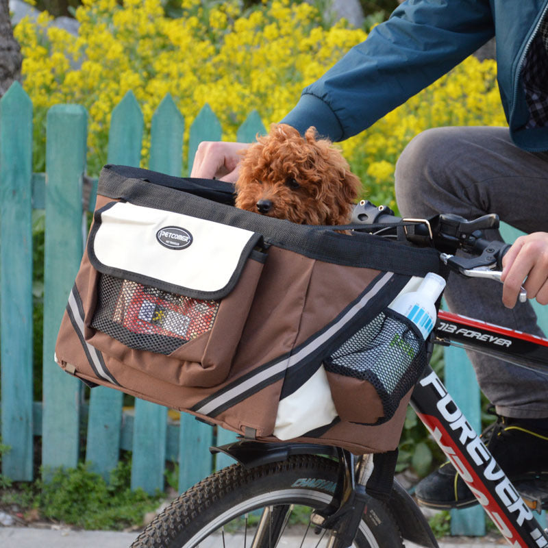 portable dog bicycle carrier