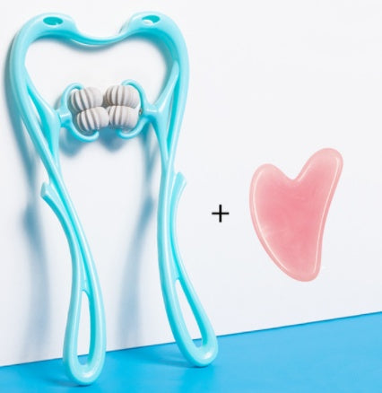 manual six-wheel neck massager