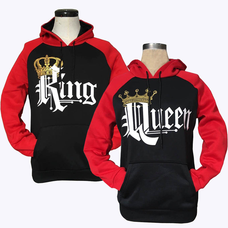printed couple sweatshirt