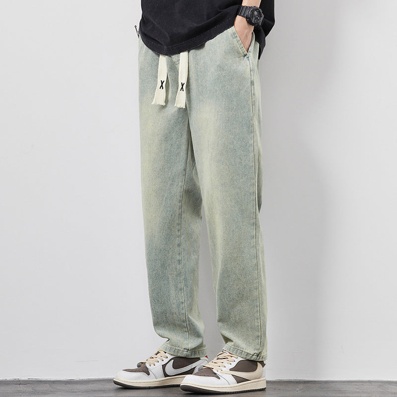summer loose jeans pants