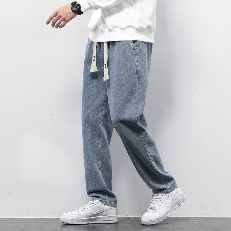 summer loose jeans pants