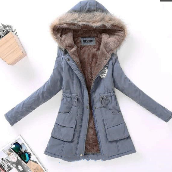 hooded winter jacket