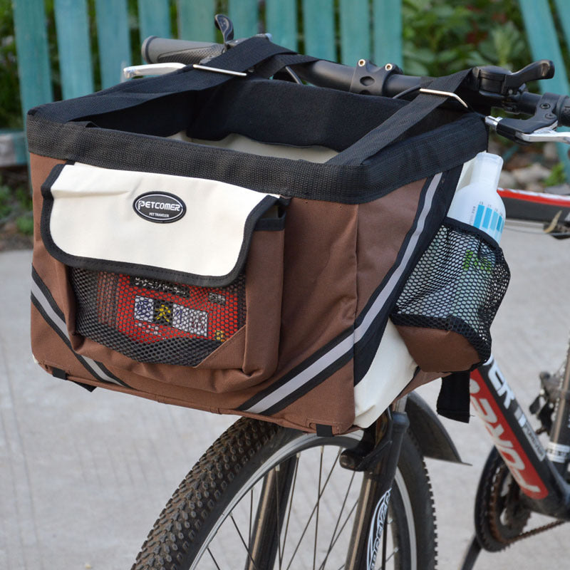portable dog bicycle carrier