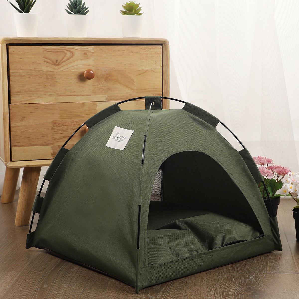 winter cat tent